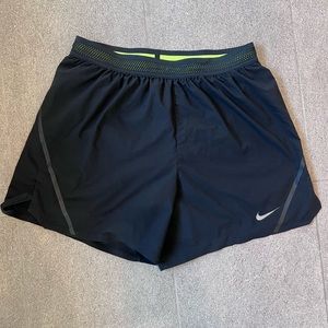 Nike Dri fit elite running shorts with liner. Large